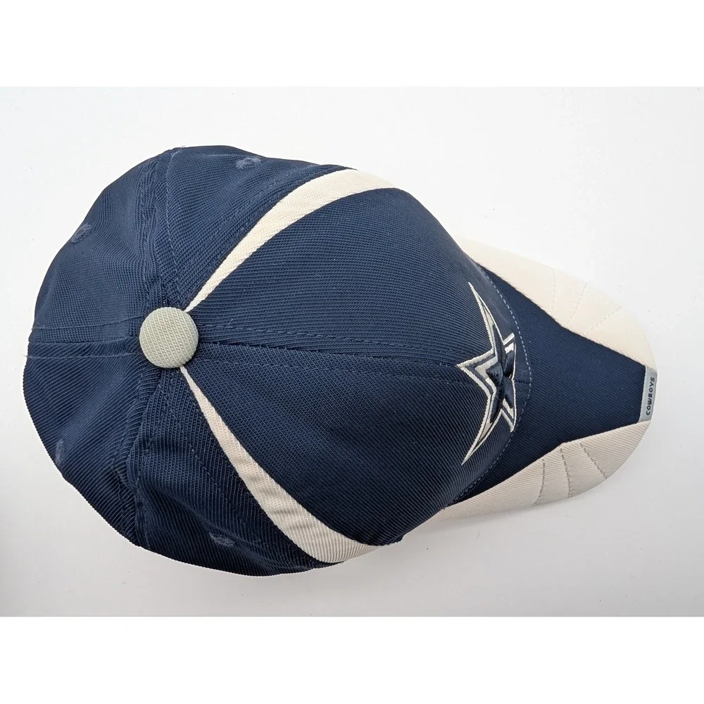 Reebok Dallas Cowboys NFL Authentic Sideline Hat Navy Blue White NFC East OSFA